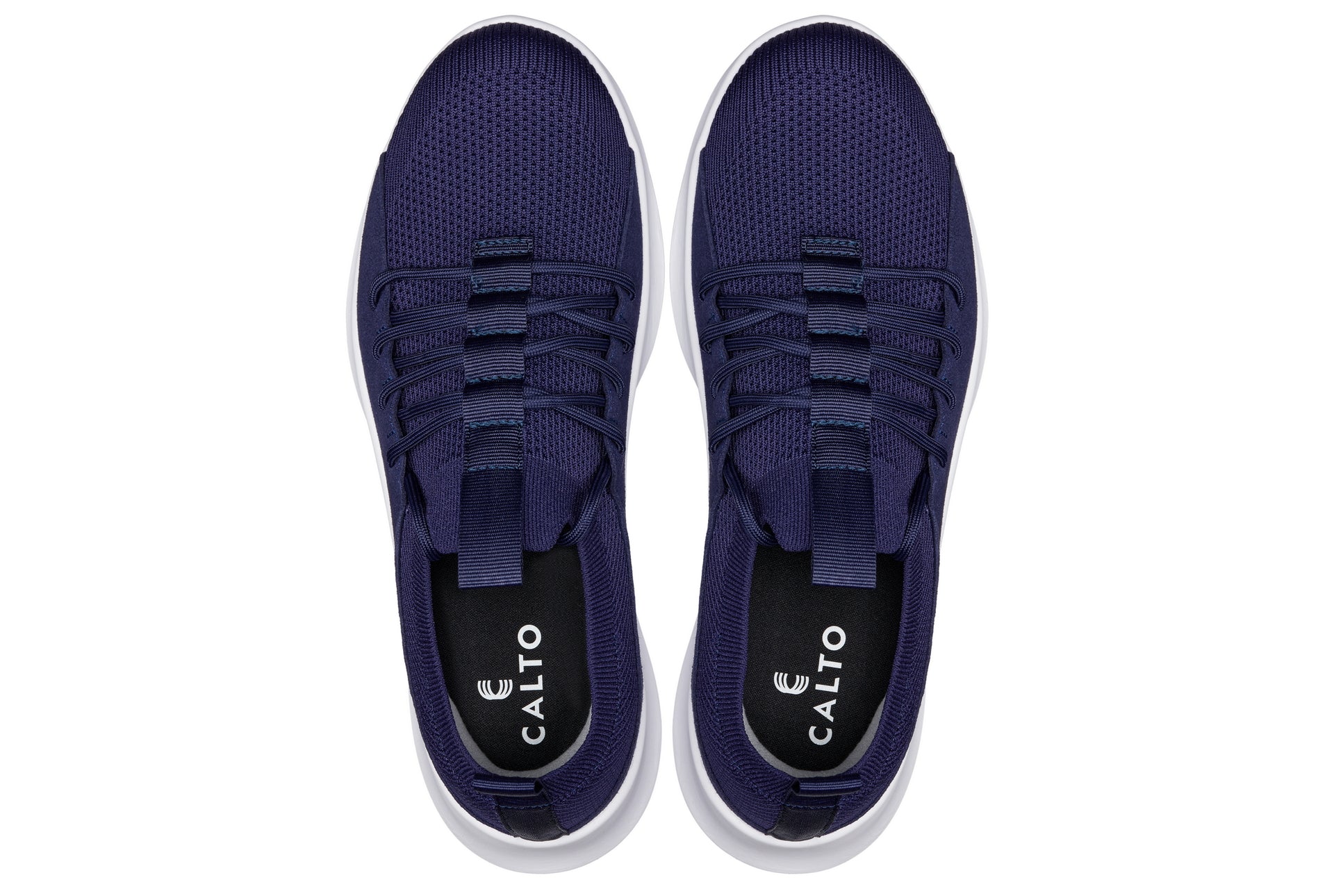CALTO - Q135 - 2.4 Inches Taller (Navy/White Sole) - Ultra Lightweight Sneakers