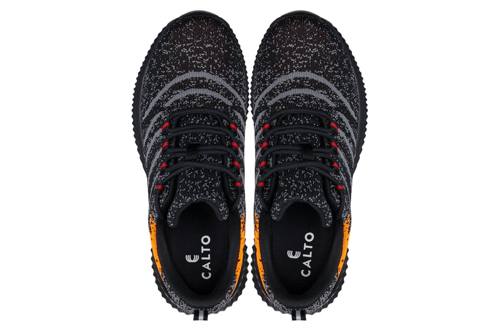 CALTO - Q219 - 2.8 Inches Taller (Neon Orange/Black/Grey) - Ultra Lightweight