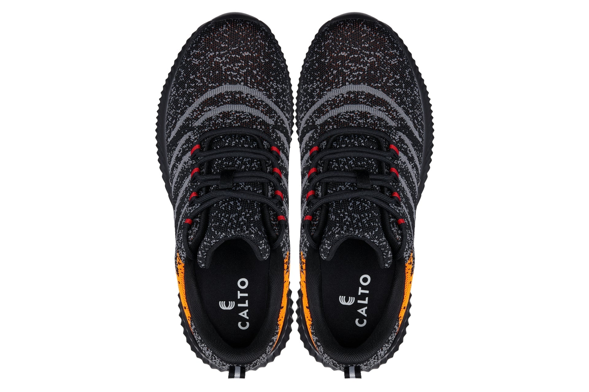 CALTO - Q219 - 2.8 Inches Taller (Neon Orange/Black/Grey) - Ultra Lightweight