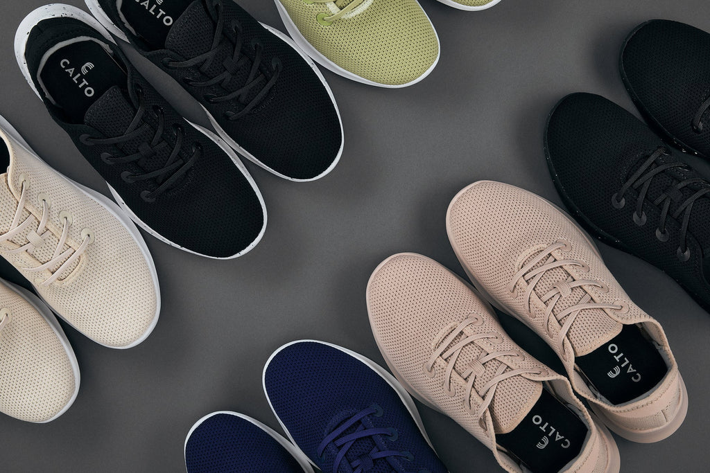 (Black/White & Speckle Sole) - Ultra Lightweight Knitted Sneakers