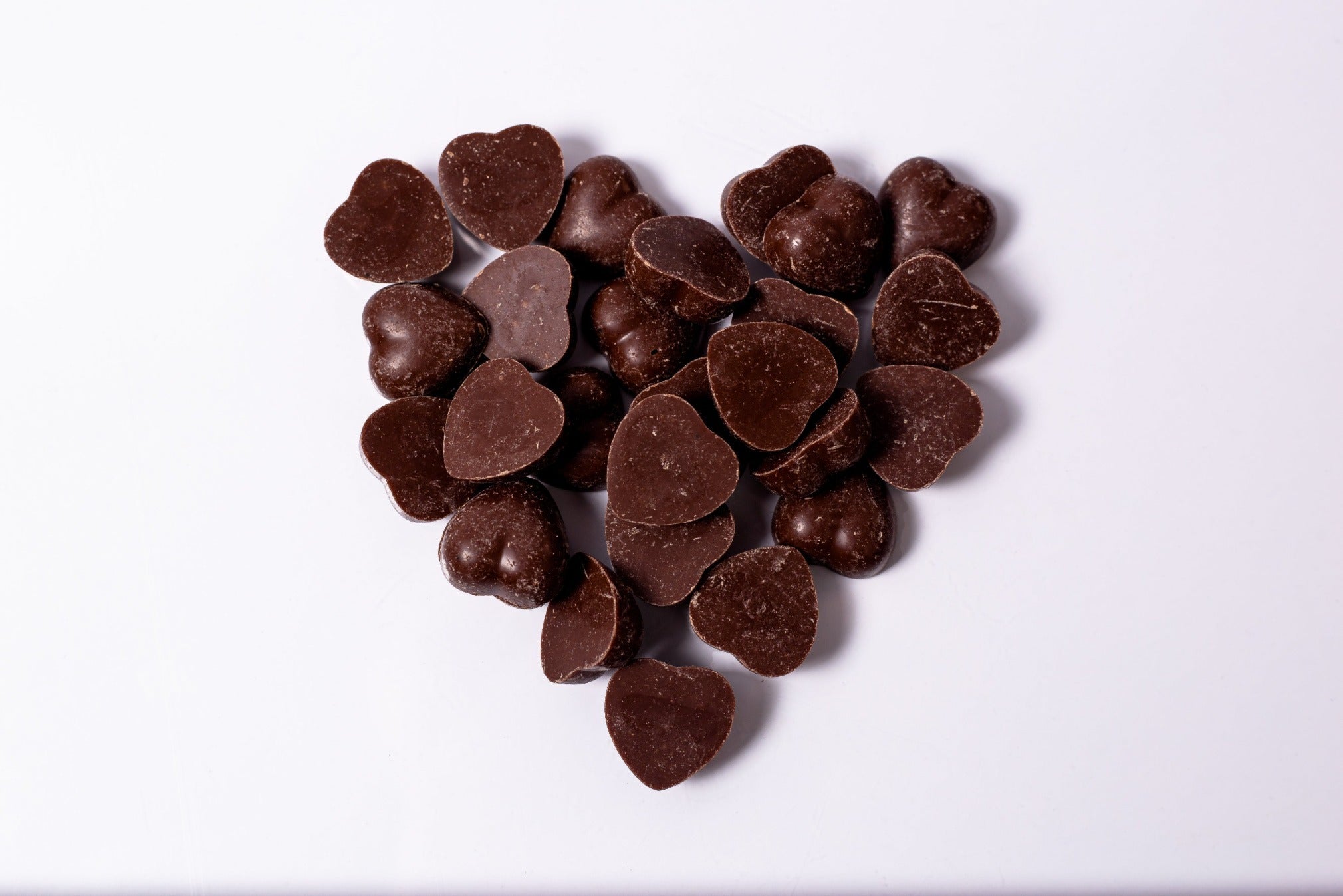 Raw Oat Milk Chocolate Hearts