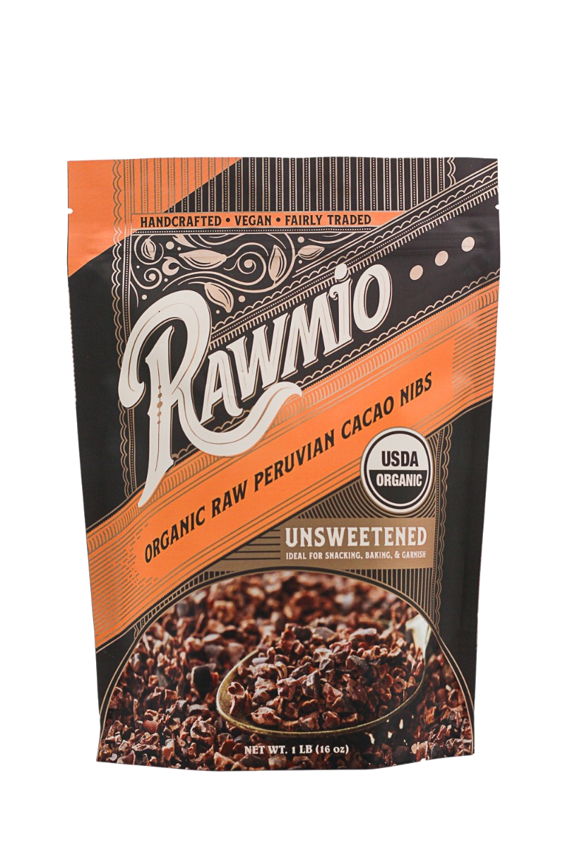 Raw Organic Cacao Nibs - 16 oz