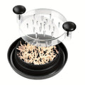 Upgraded Chicken Shredder with Transparent Cover – Large Anti-Slip Rotating Meat and Vegetable Chopper