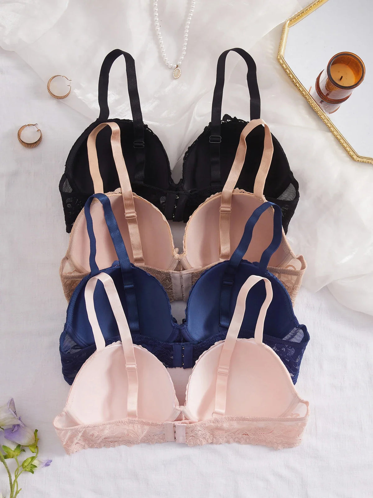 Curve Lace Bra - 4-Pack