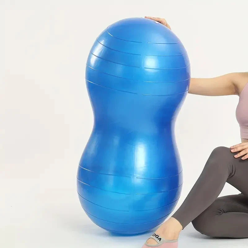 90cm Anti-Burst Peanut Yoga Ball for Home Workouts