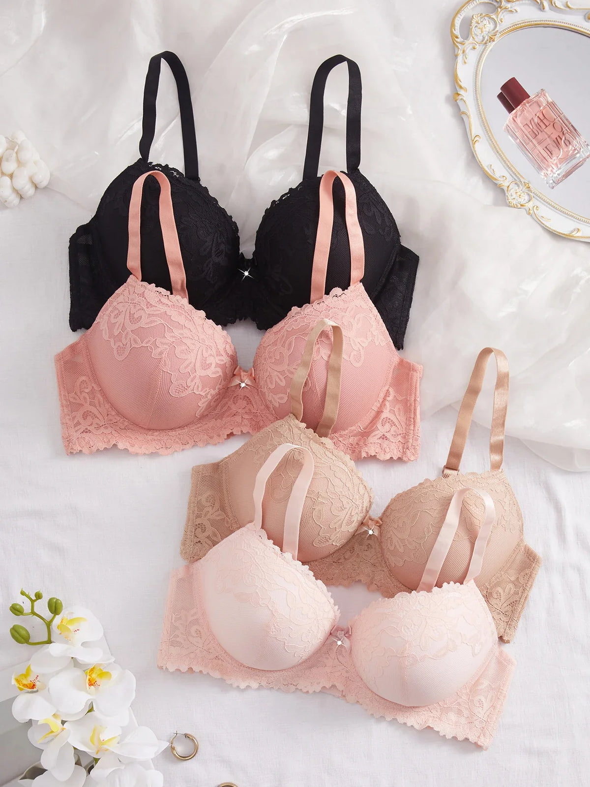Curve Lace Bra - 4-Pack