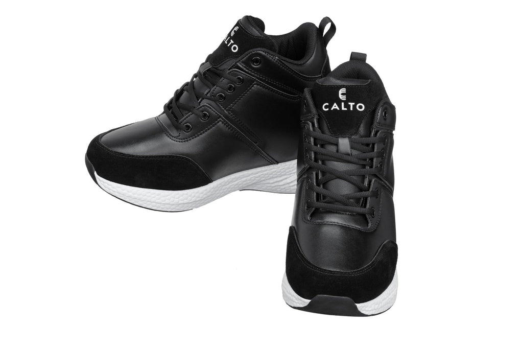 (Black) - High - Top Sneakers