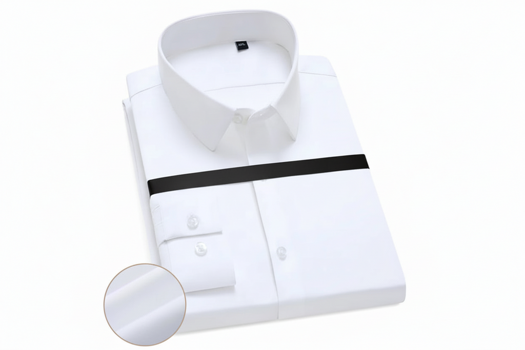 Men's Stretch Anti-Wrinkle Dress Shirt – Long Sleeve Business Shirt