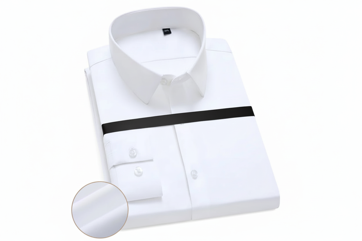 Men's Stretch Anti-Wrinkle Dress Shirt – Long Sleeve Business Shirt