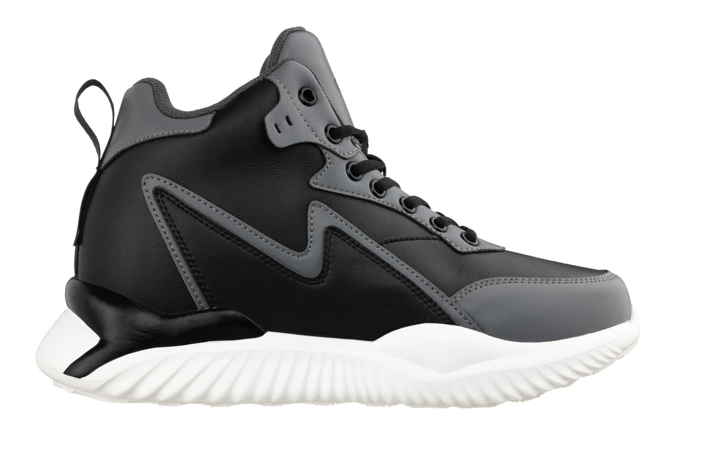 Men's Black & Grey Lightweight Sneakers S3061