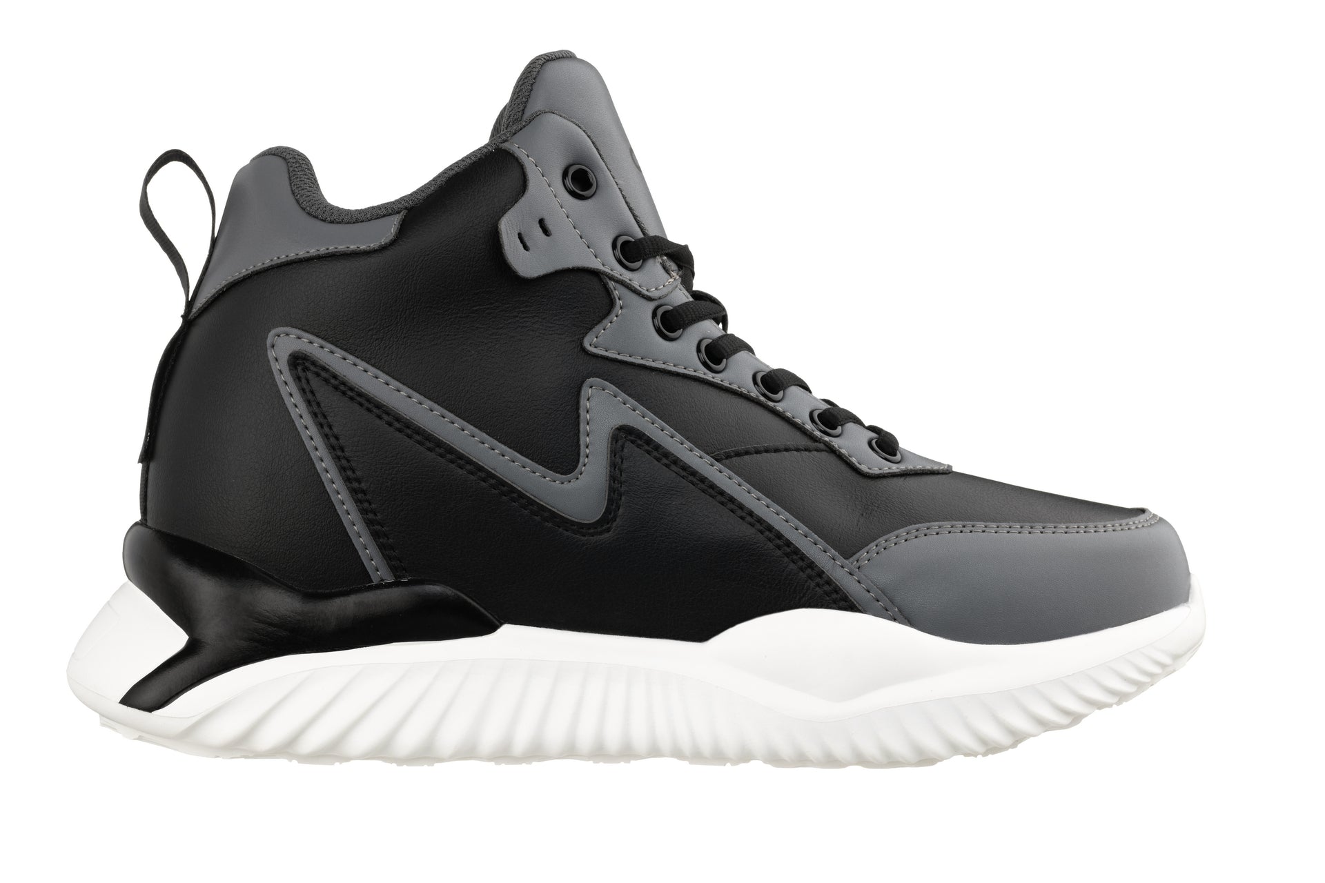 Men's Black & Grey Lightweight Sneakers S3061