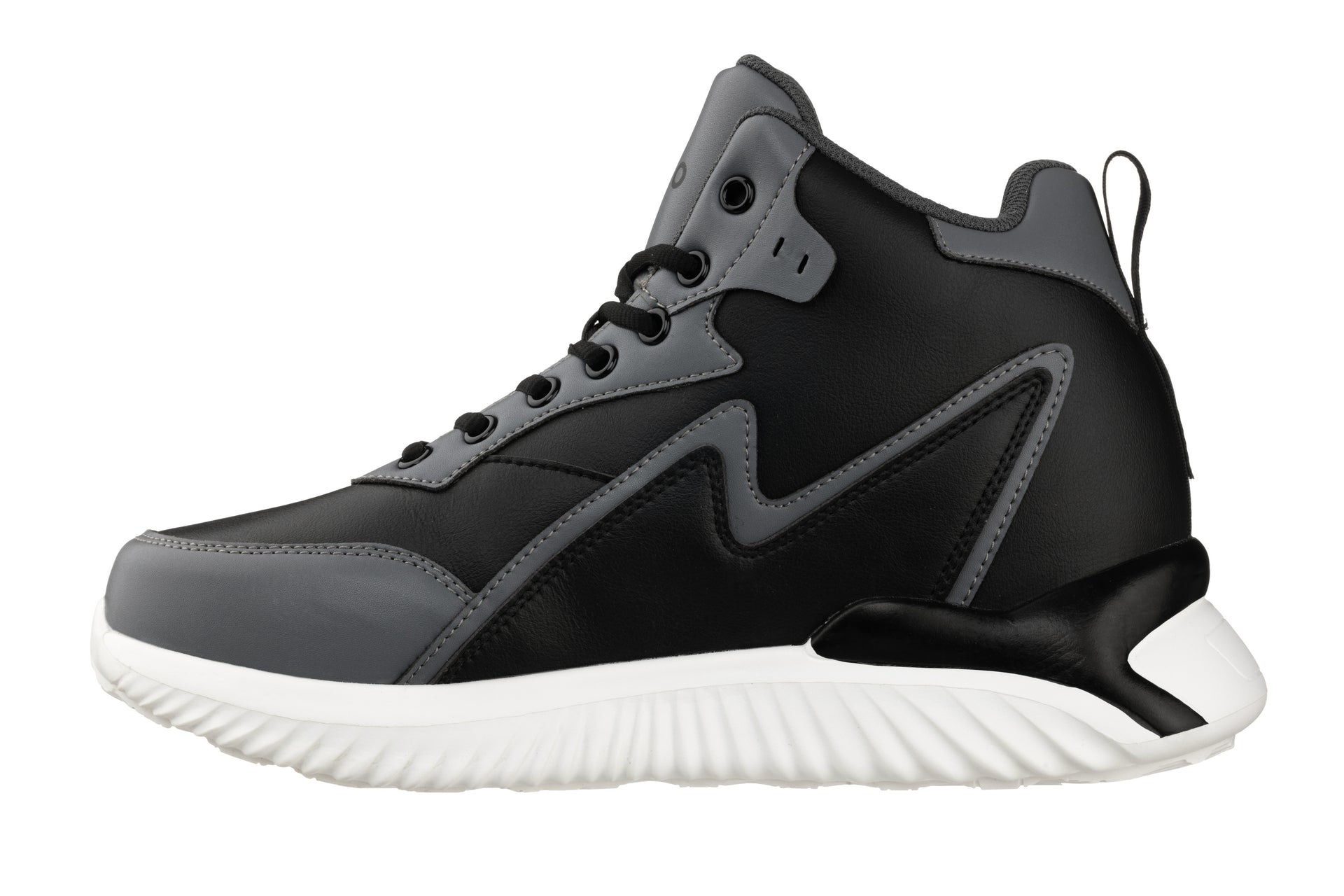 Men's Black & Grey Lightweight Sneakers S3061