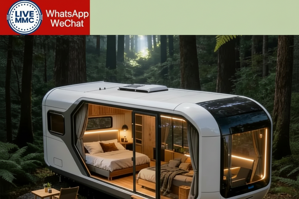 Apple-Shaped Capsule Cabin