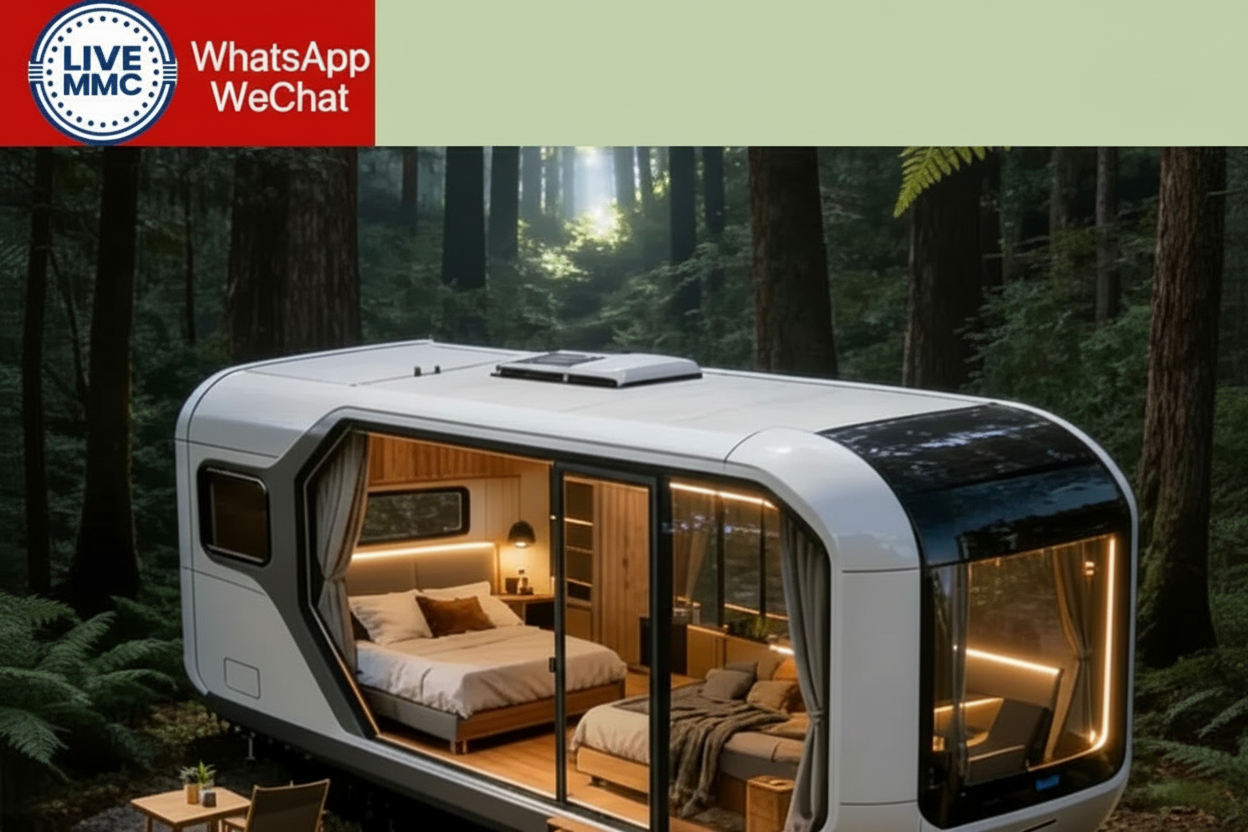 Apple-Shaped Capsule Cabin