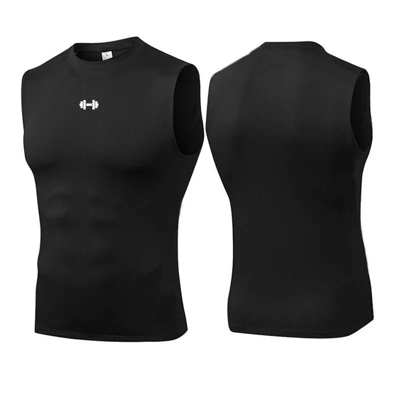 Men's Running Compression Tank Tops Quick Dry