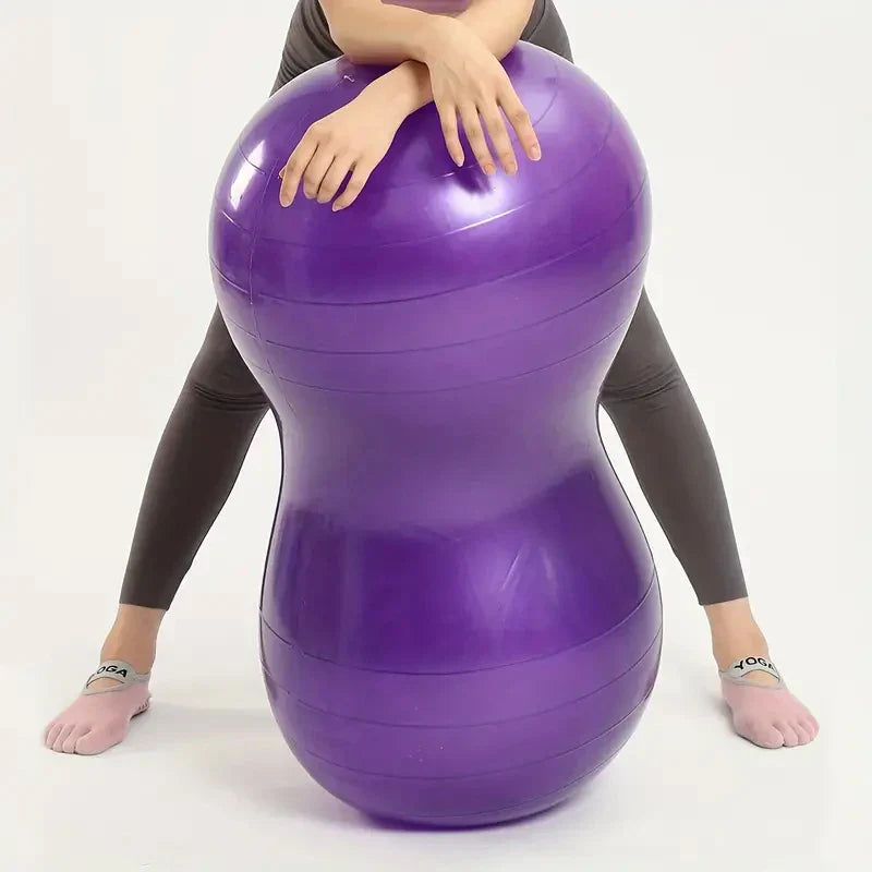 90cm Anti-Burst Peanut Yoga Ball for Home Workouts