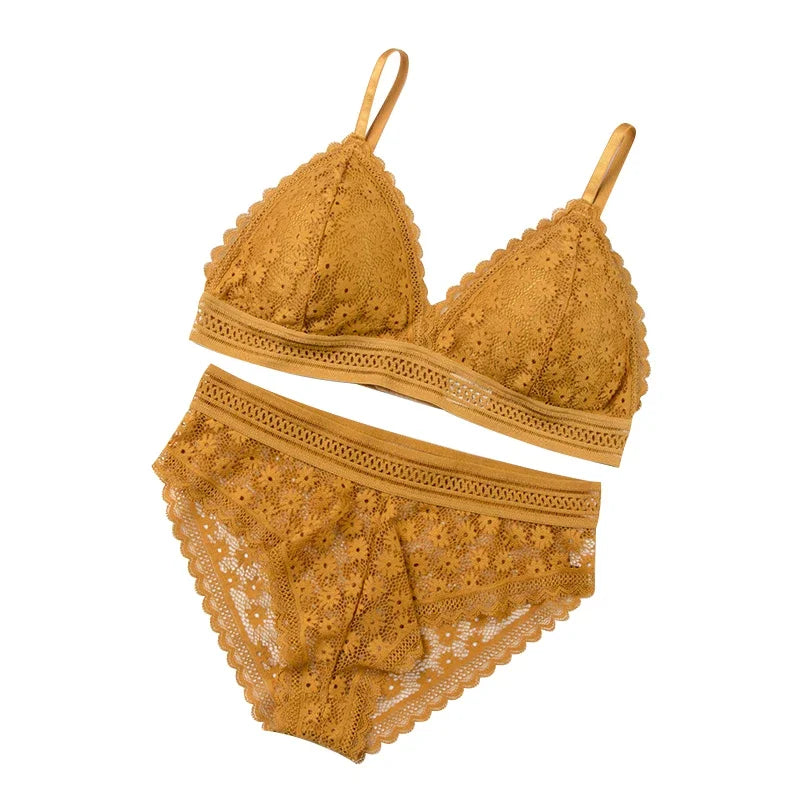 Floral Lace Lingerie Set