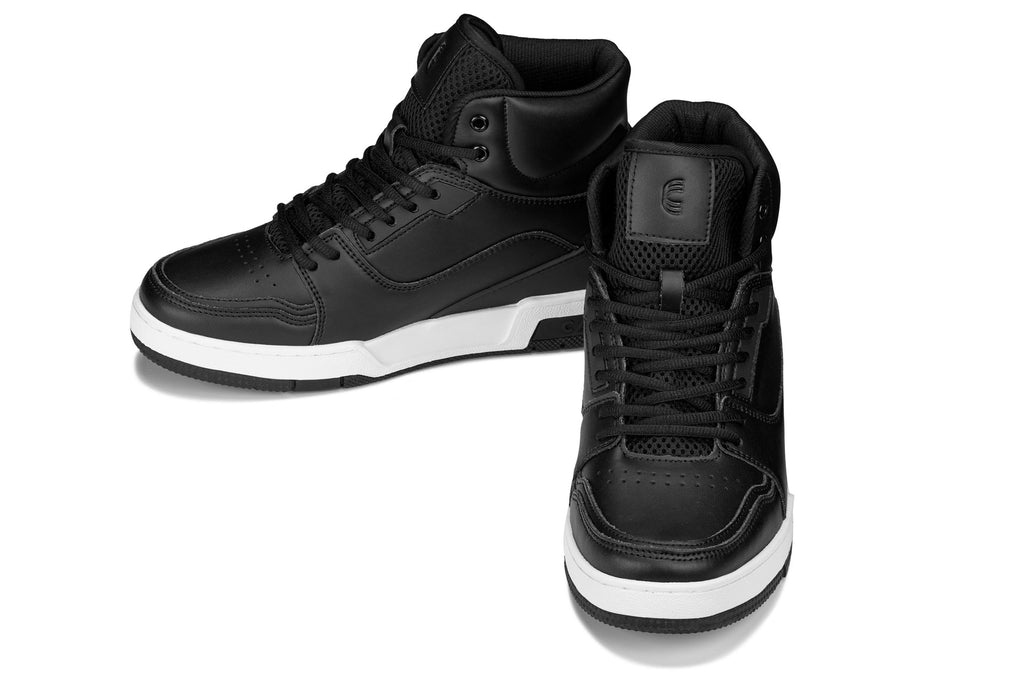CALTO - S4750 - 3 Inches Taller (Black) - High Top Sneakers