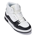 CALTO - S4752 - 3 Inches Taller (White/Black) - High Top Sneakers