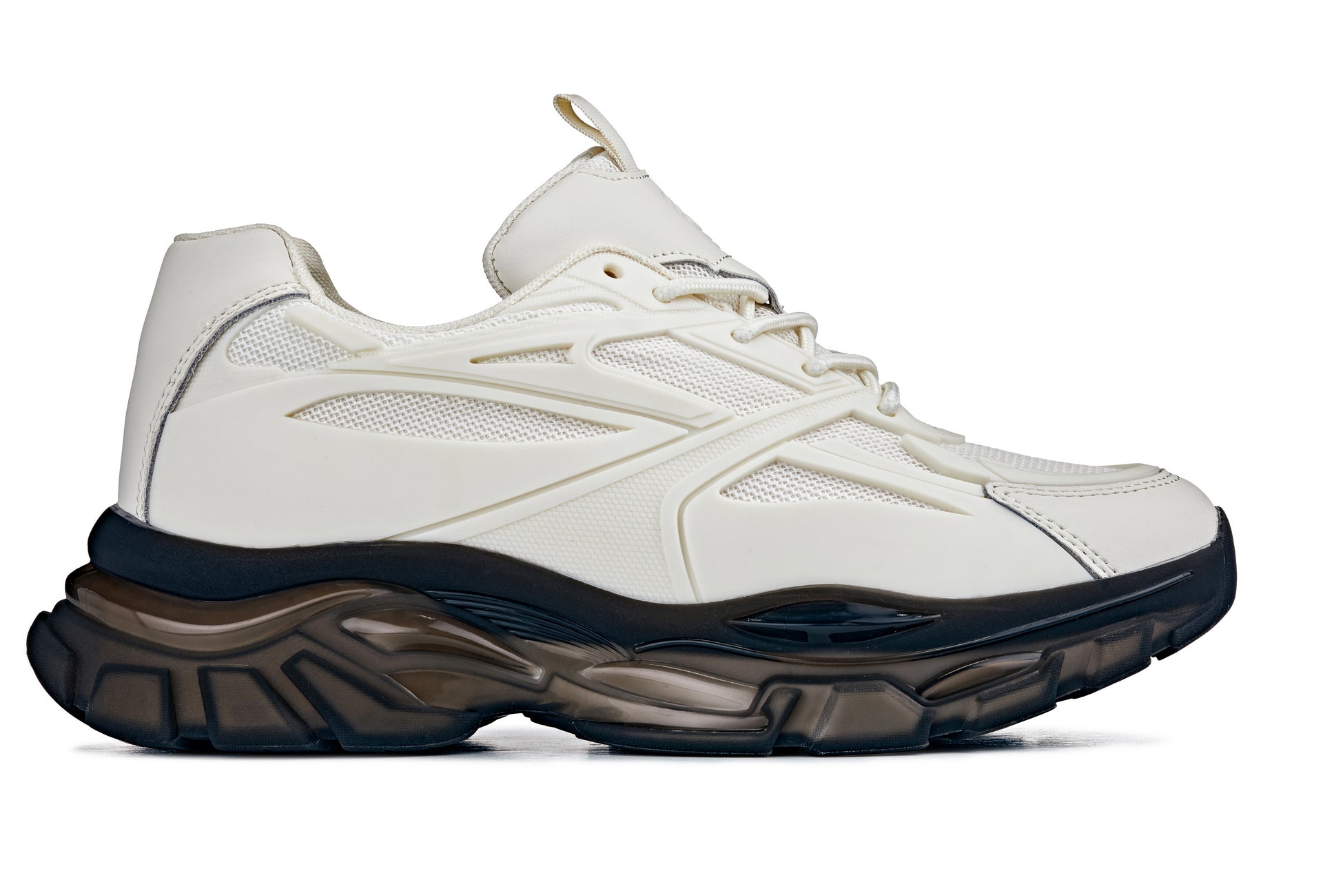 Men's Beige Chunky Sole Sporty Sneakers S5283