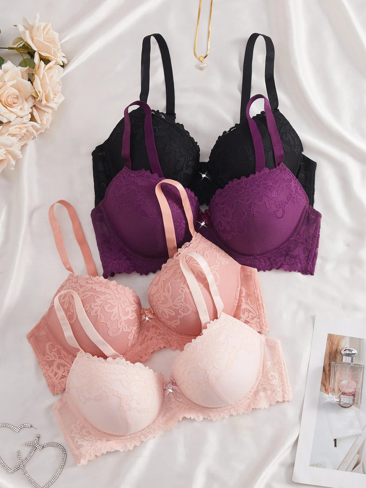 Curve Lace Bra - 4-Pack