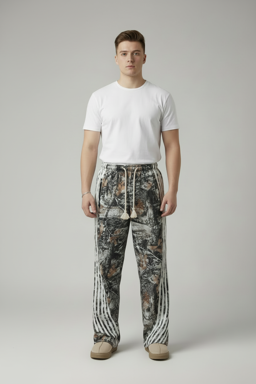 Cargo Joggers — Camo Baggy Pants for Men Streetwear