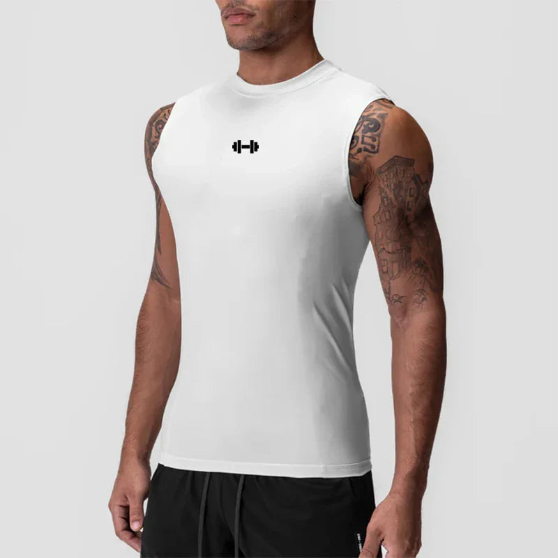 Men's Running Compression Tank Tops Quick Dry
