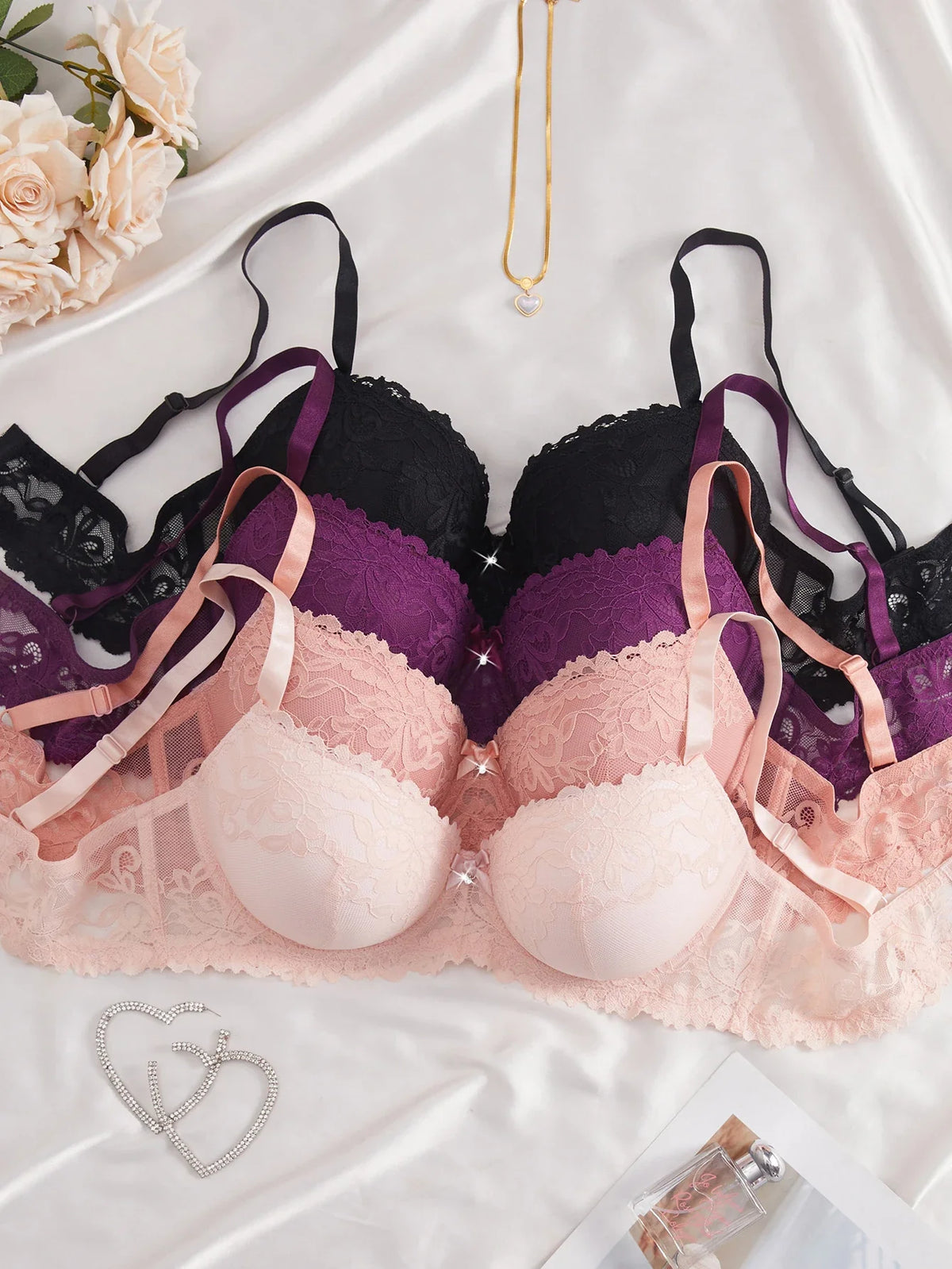 Curve Lace Bra - 4-Pack