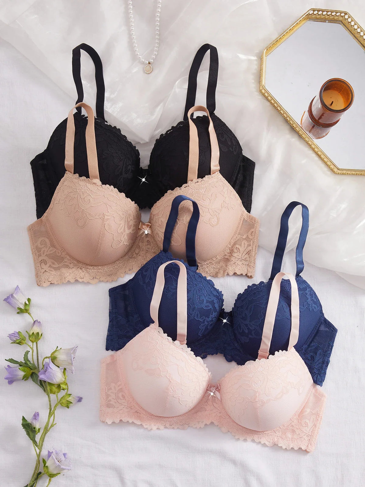 Curve Lace Bra - 4-Pack