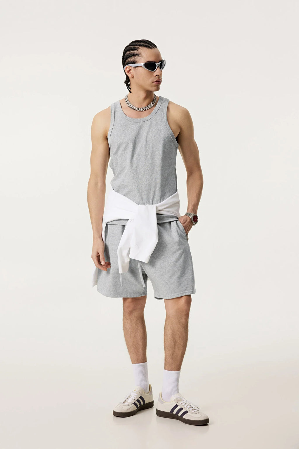 Summer Tank Top – Minimalist, Loose-Fit Workout Vest