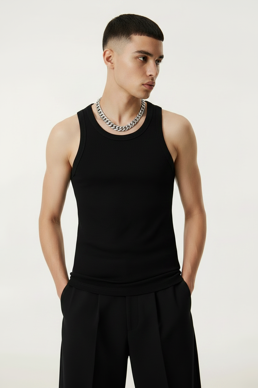Summer Tank Top – Minimalist, Loose-Fit Workout Vest