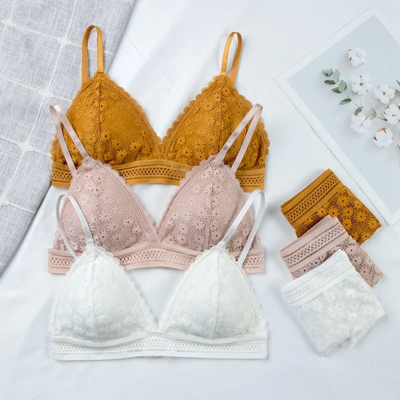 Floral Lace Lingerie Set