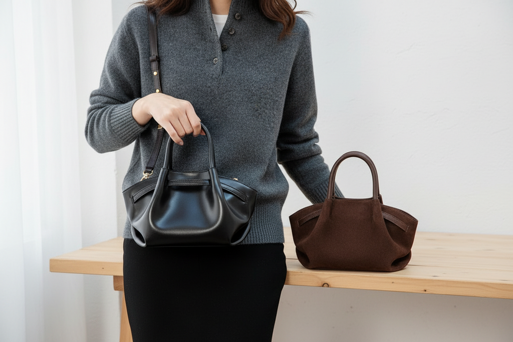 Designer Crossbody Bucket Bag
