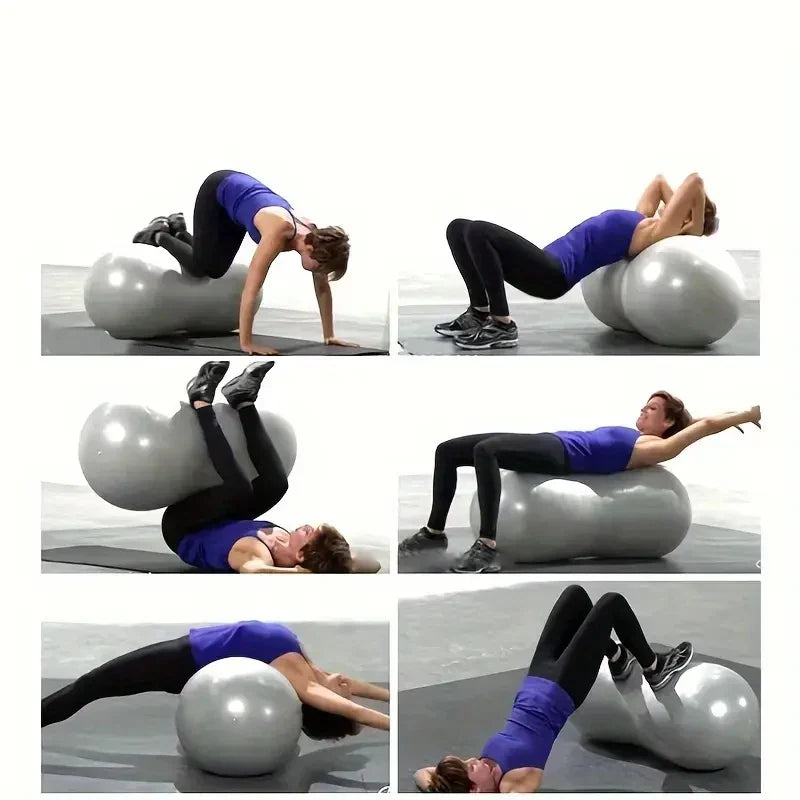 90cm Anti-Burst Peanut Yoga Ball for Home Workouts