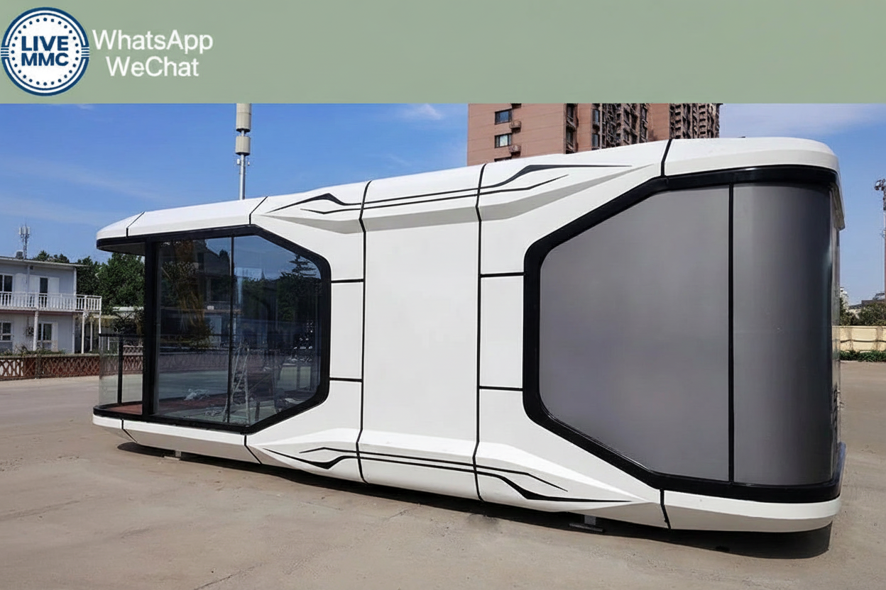 Apple-Shaped Capsule Cabin