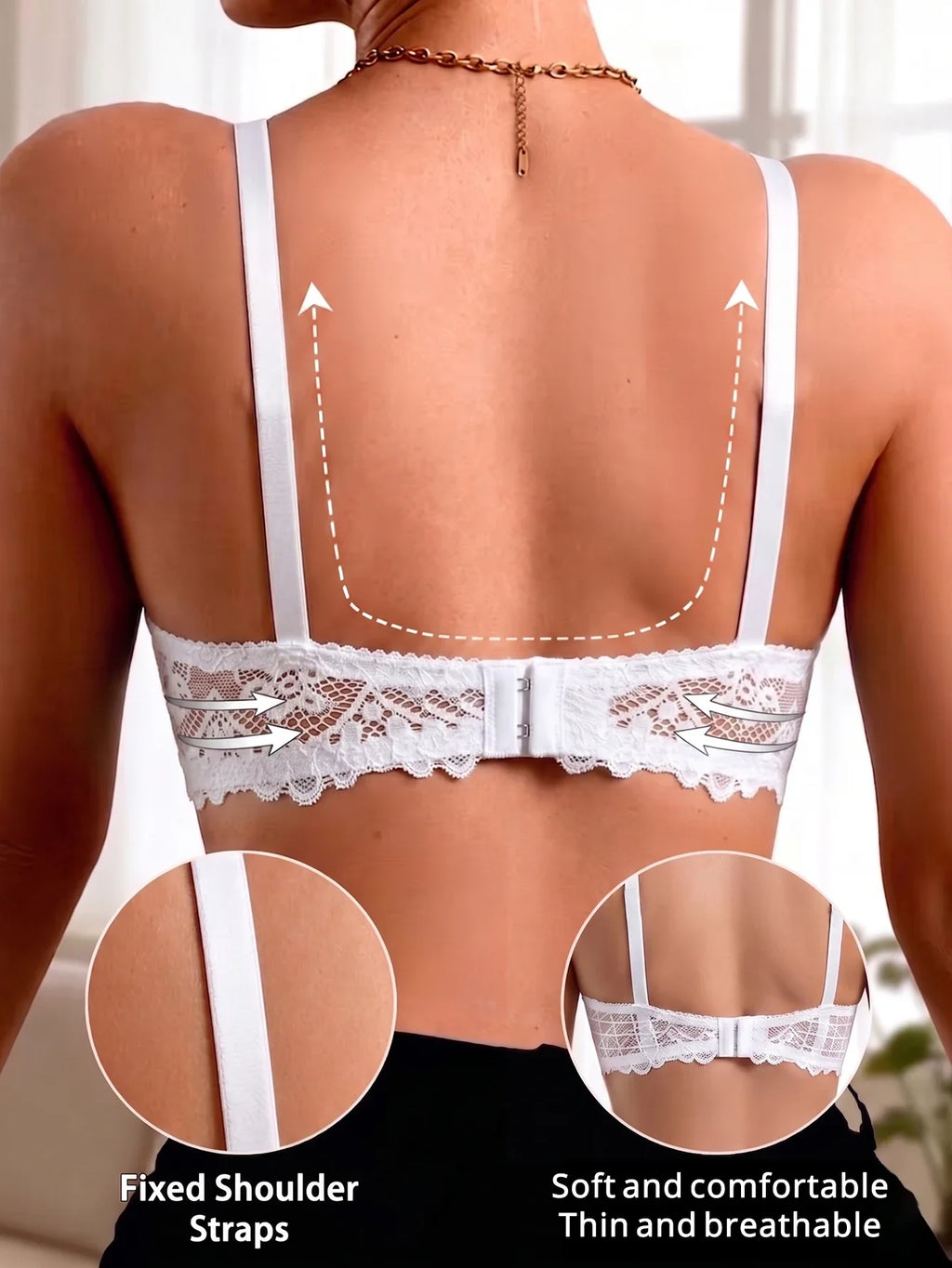 Floral Lace Lift Bra