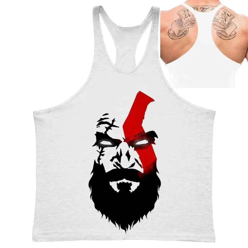 Spartan Print Men's Gym Tank Tops
