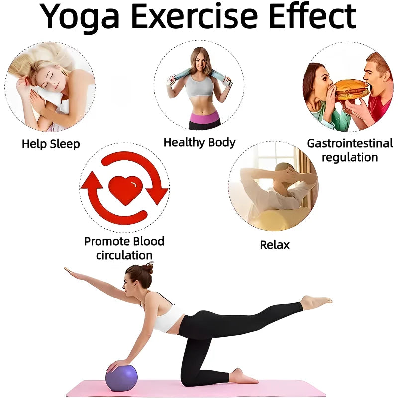 25CM New Yoga Pilates Ball Exercise Gymnastic Training Mini Balls