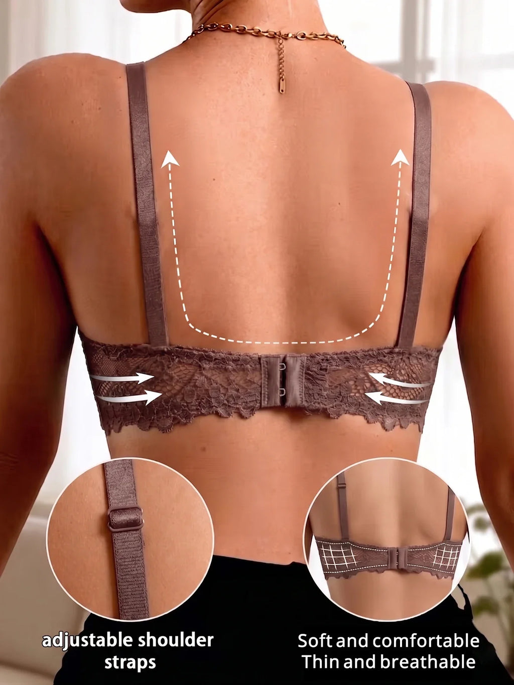 Floral Lace Lift Bra