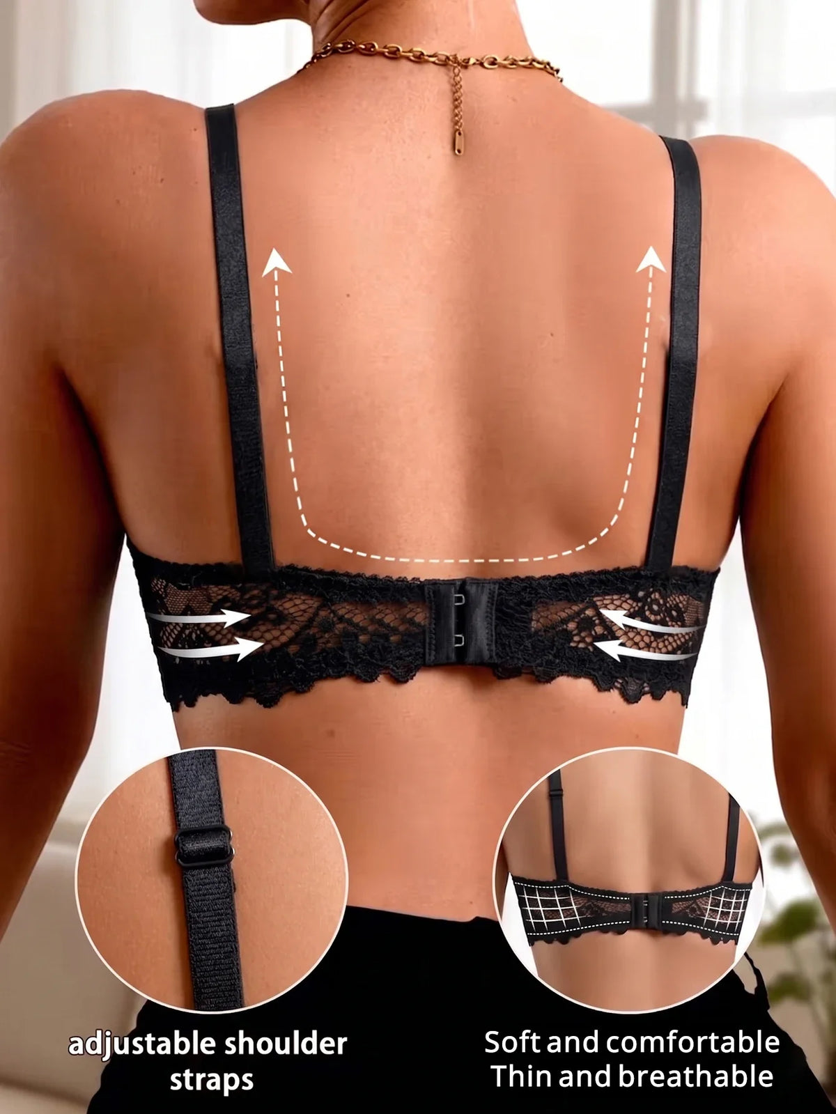 Floral Lace Lift Bra