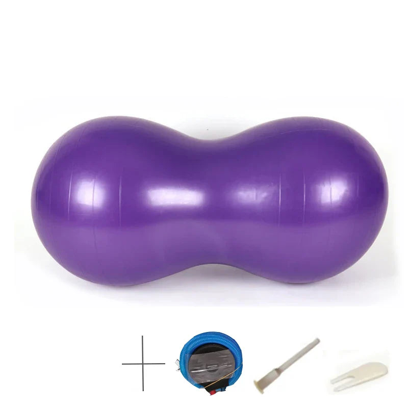 90cm Anti-Burst Peanut Yoga Ball for Home Workouts