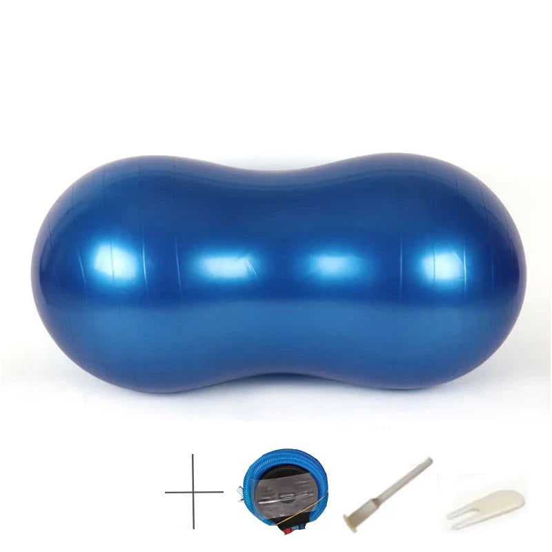 90cm Anti-Burst Peanut Yoga Ball for Home Workouts