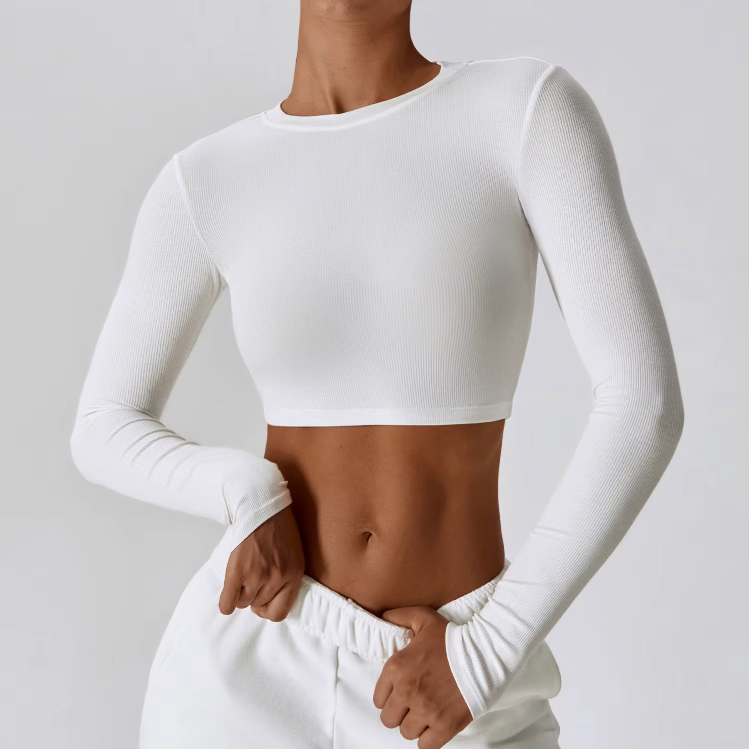 Slim Fit Long Sleeve Yoga Top
