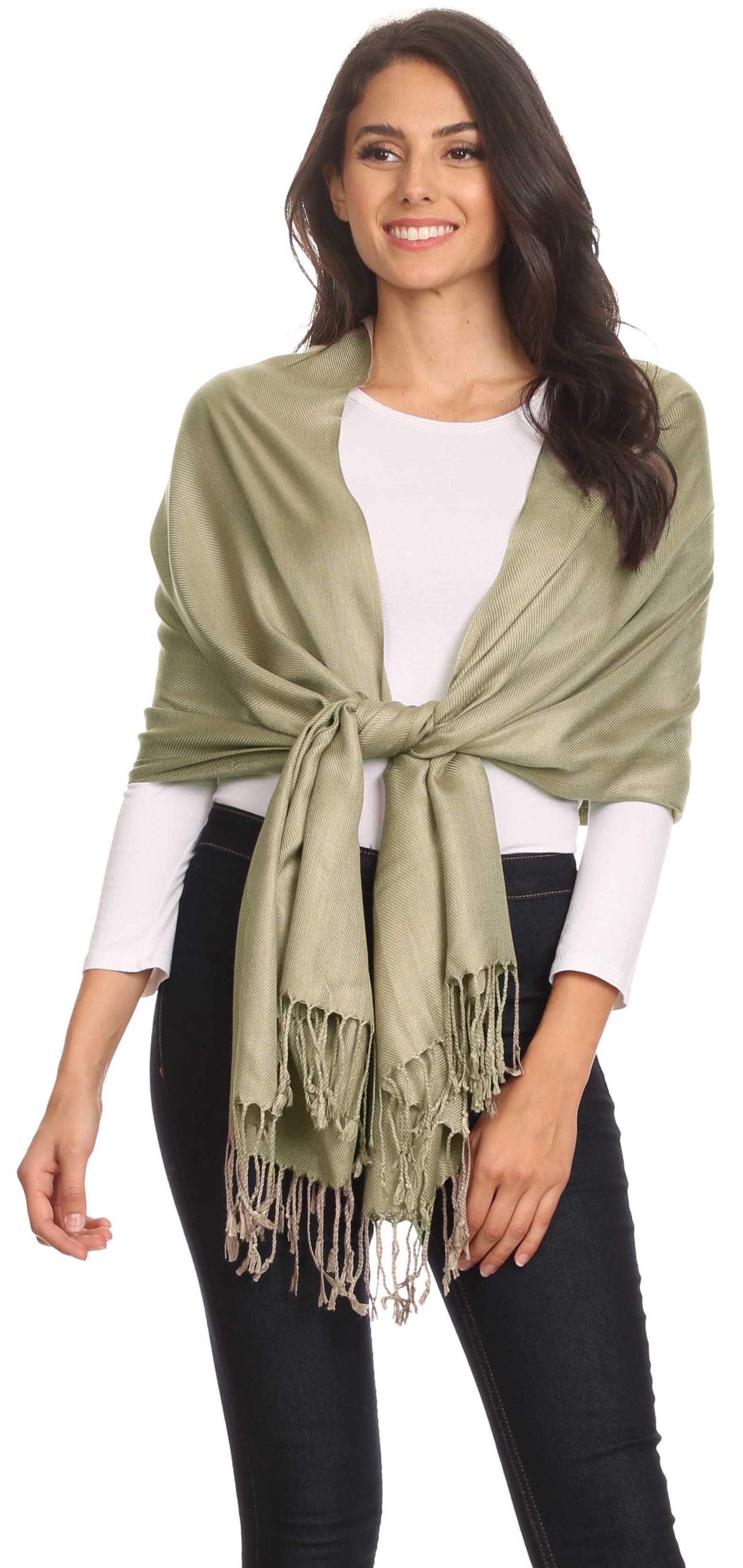 Large Soft Silky Pashmina Shawl