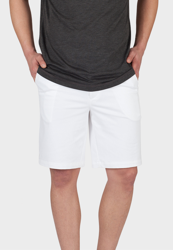 Stretch Eagle Shorts - White