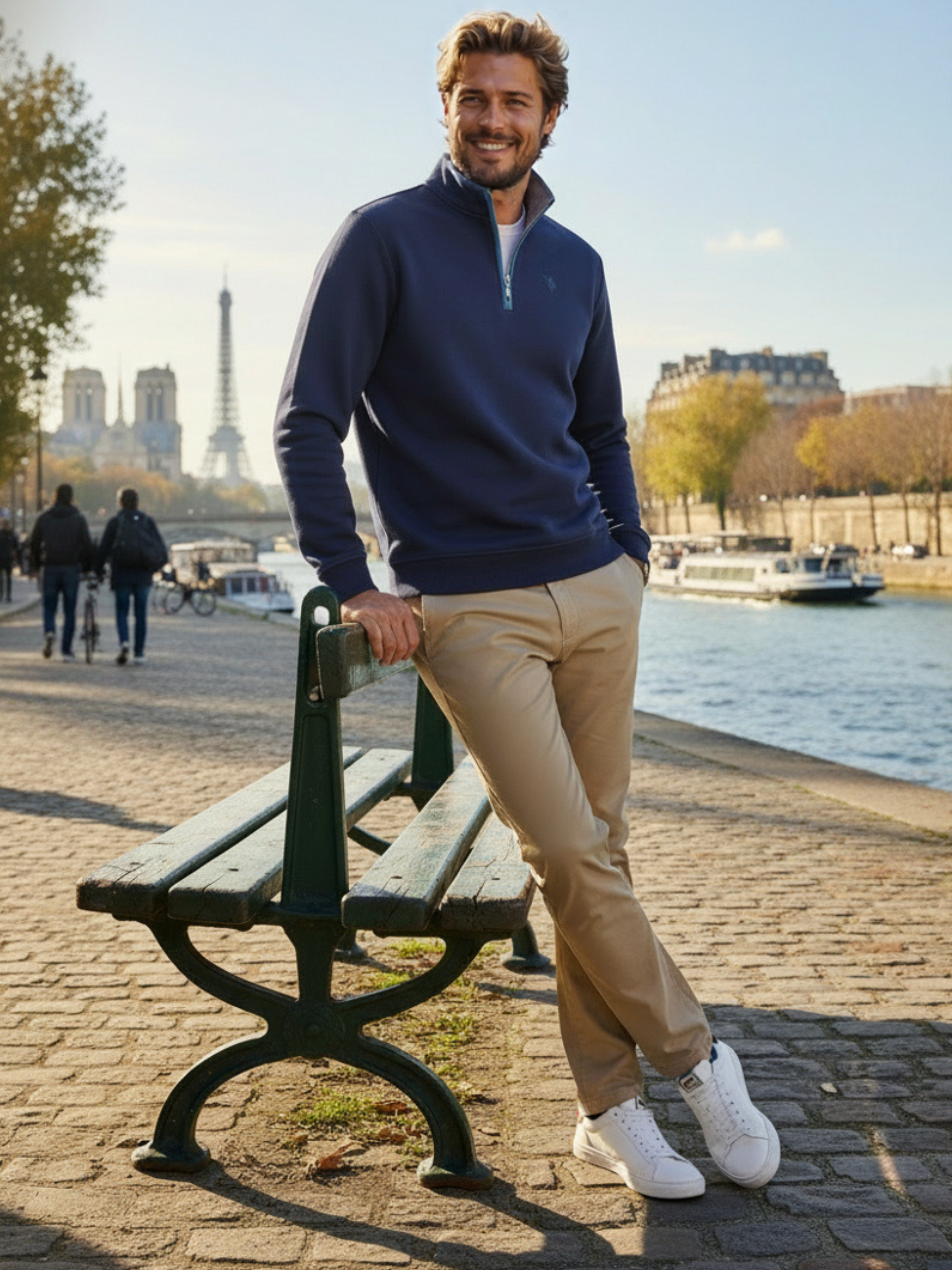 Turnberry Quarter Zip Smooth Knit