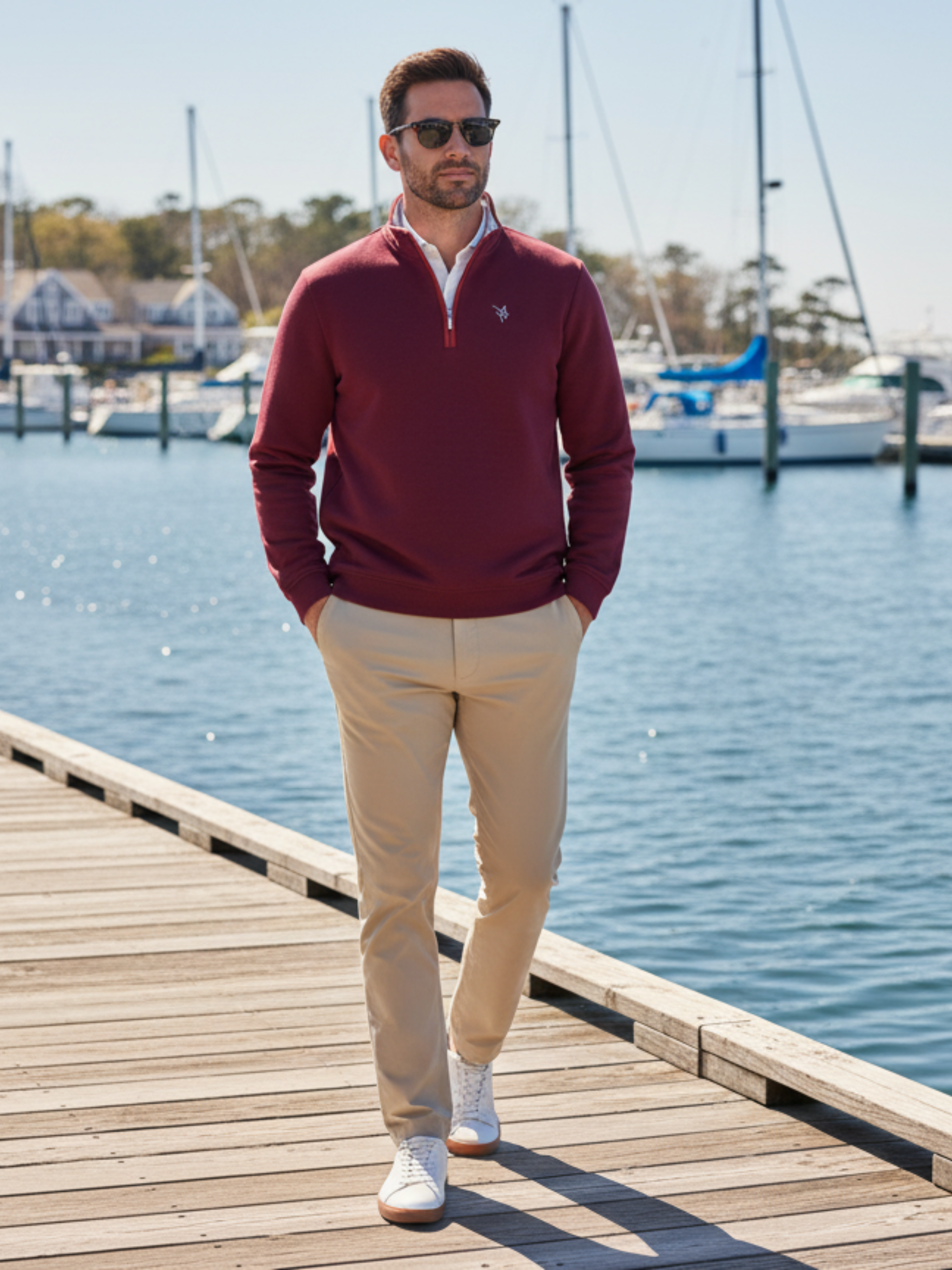 Turnberry Quarter Zip Smooth Knit