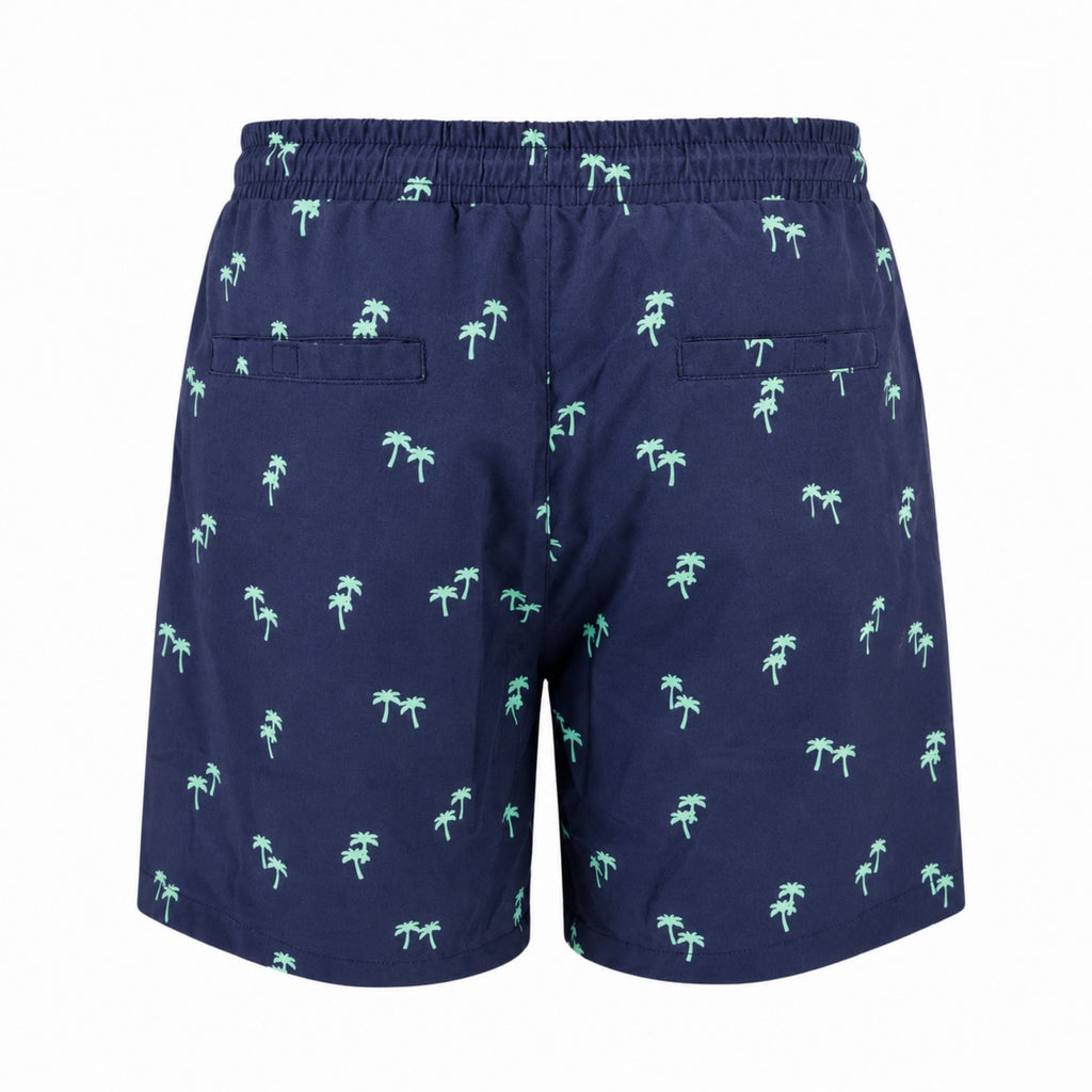 Tropical Trees - Waterproof Swim Shorts With A Waterproof Pocket