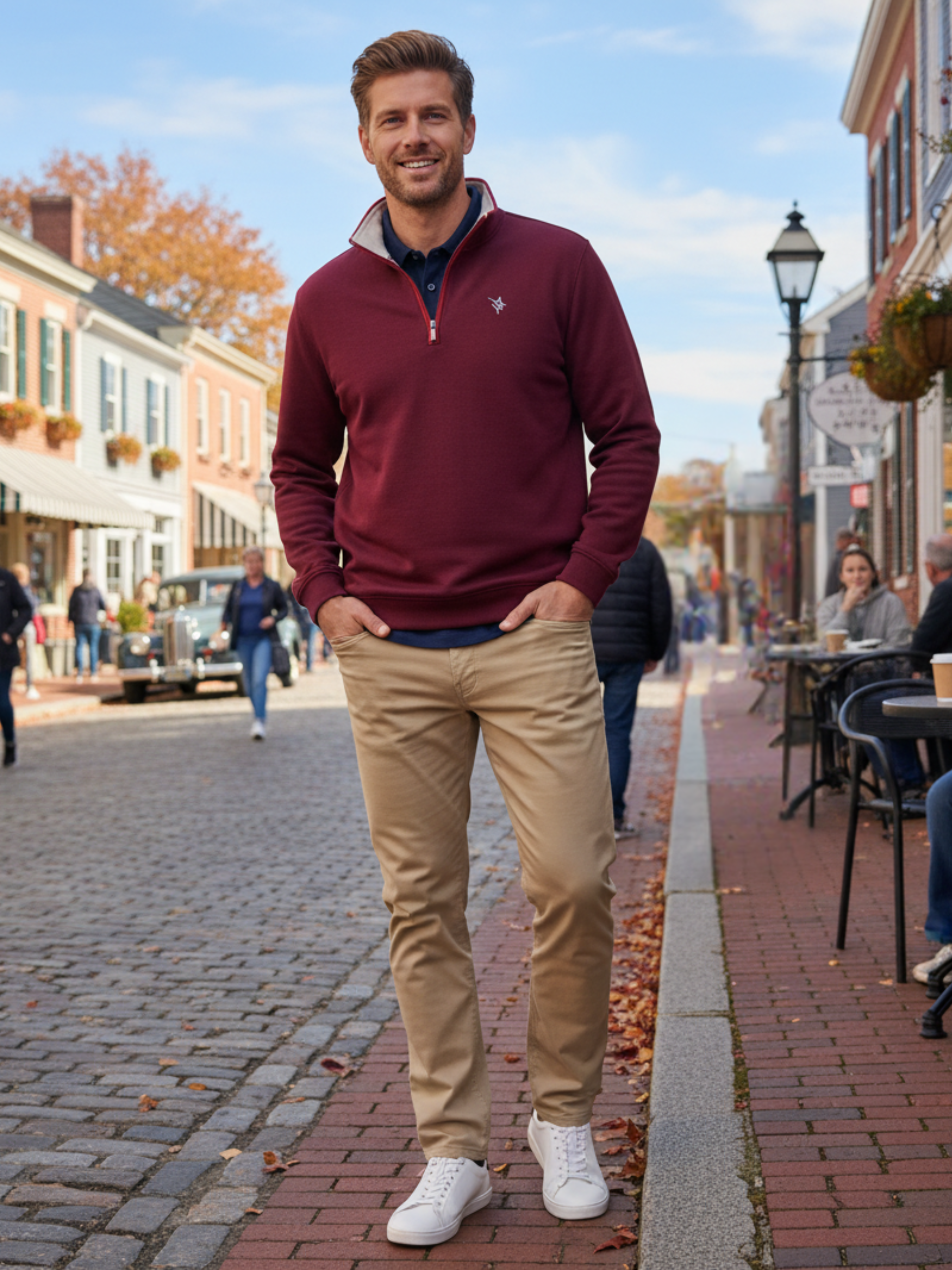 Turnberry Quarter Zip Smooth Knit