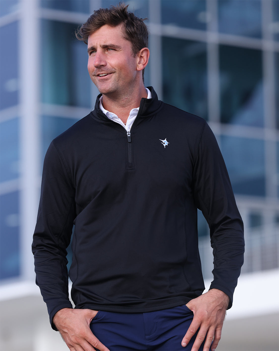 Turnberry Quarter Zip Smooth Knit